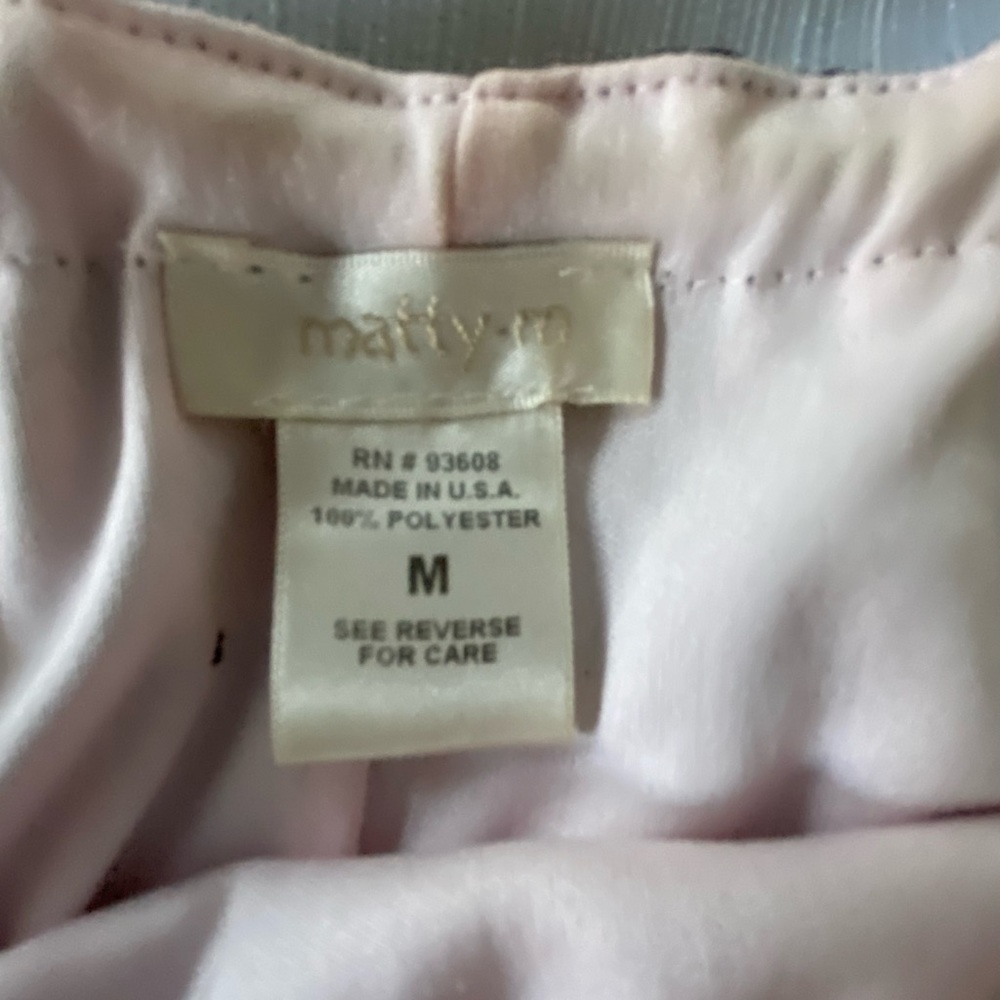 Matty M - Layered flowered skirt with pink liner. - Picture 5 of 10